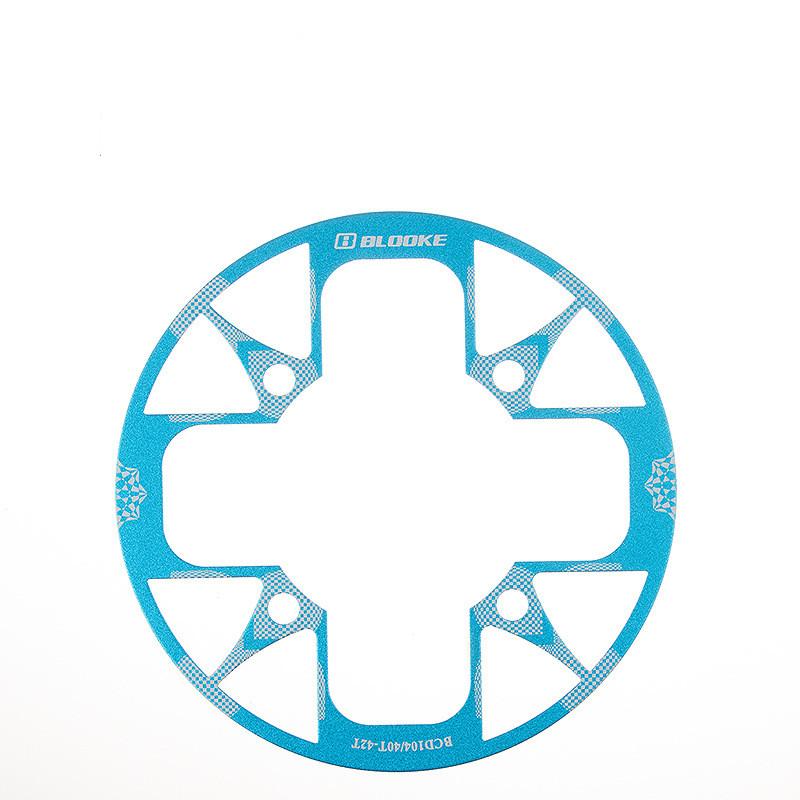 

Новая защита звездочки горного велосипеда из сверхлегкого алюминиевого сплава высокой твердости BCD104 мм, звездочка, универсальные аксессуары для велосипеда небесно-голубой