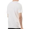 T-Shirts Herren Weiß Rundhals Mäßig Gerader Schnitt AH8520-100