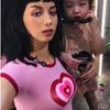 Pink Sweet Heart Cotton T Shirt Women Tops Tees Print T-shirt Summer Crop Short Sleeve Clothes