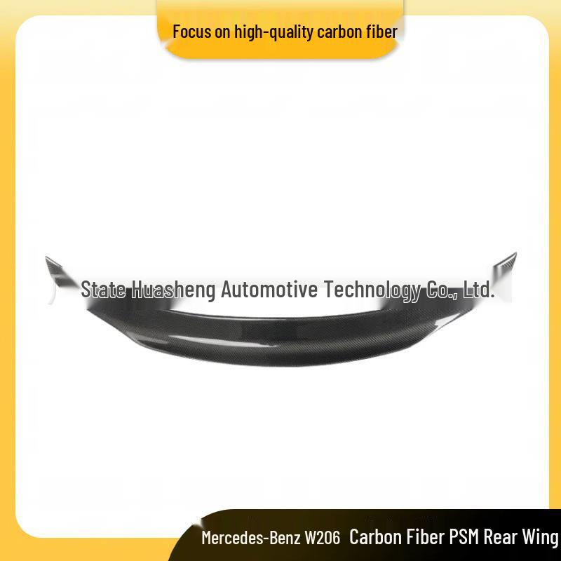 PSM Carbon Fiber Rear Wing Spoiler for 2022-2023 Mercedes-Benz C-Class W206