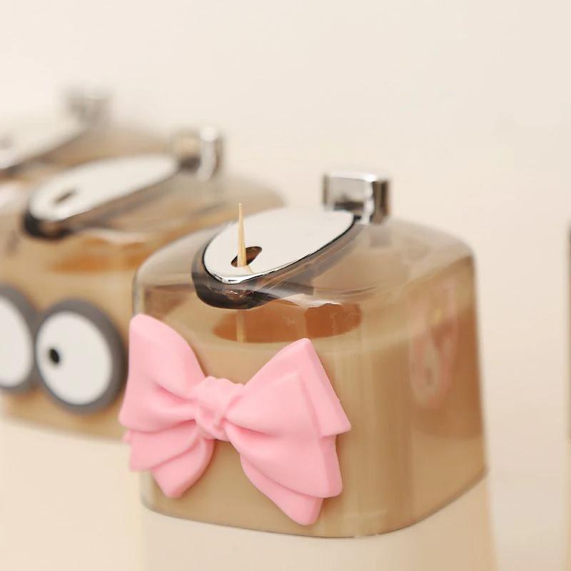 Creative Toothpick Storage Box Automatic Pop-up Toothpick Box Home Living Room Dining Room Push-type Toothpick Holder