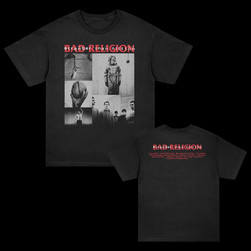 Bad Religion Graphic Unisex Women Summer Short Sleeve Tshirt Unisex Fashion Brand Luxury Top Casual Vintage Retro Daily Tshirt