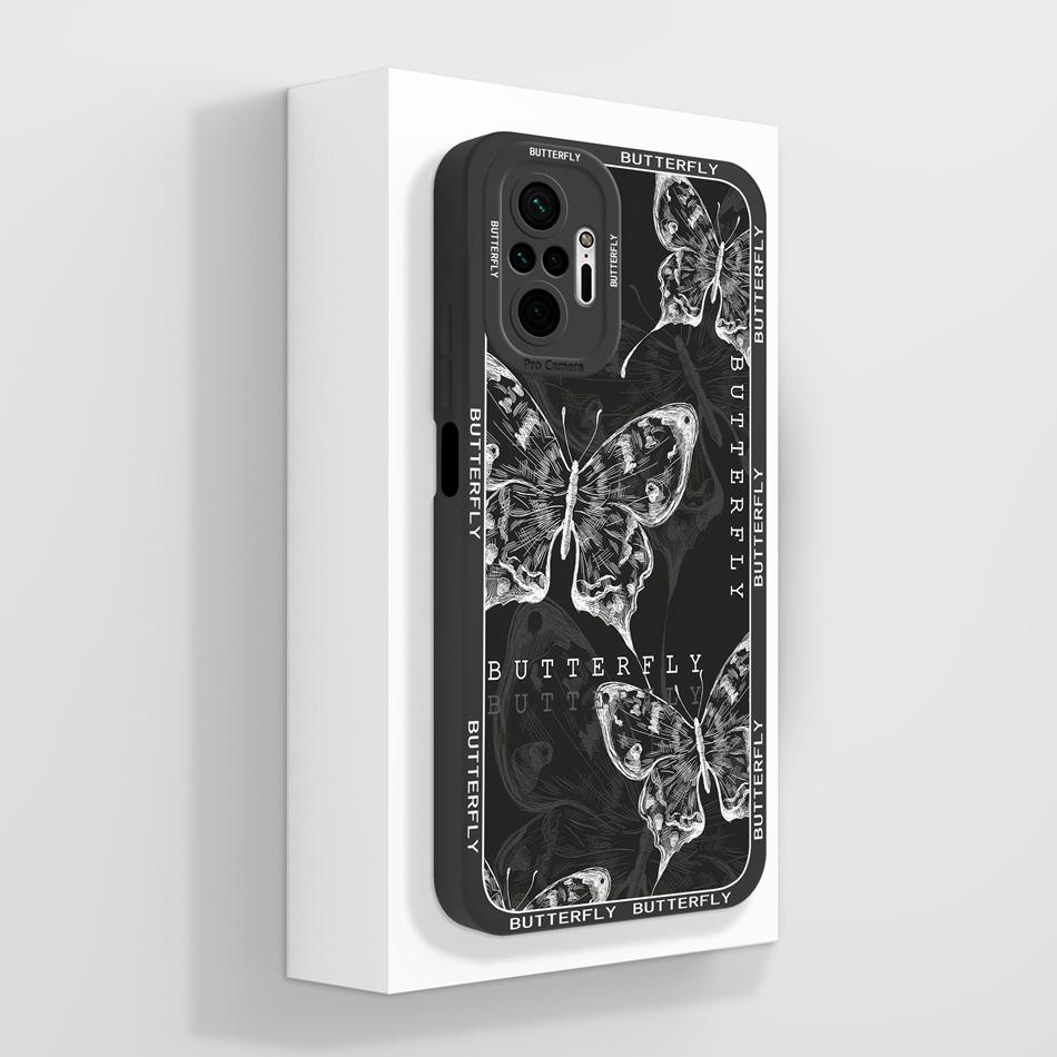 Panda Case For Redmi Note 10 Pro Max Phone Covers For Redmi Note 10Pro 4G 5G Soft Liquid Silicone Camera Protection Back Cover