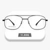 Double Beam Big Frame Sun Photochromic Gray Prescription Spectacles Metal Oval Nearsighted Glasses Diopter 0 -0.5 -0.75 To -6.0