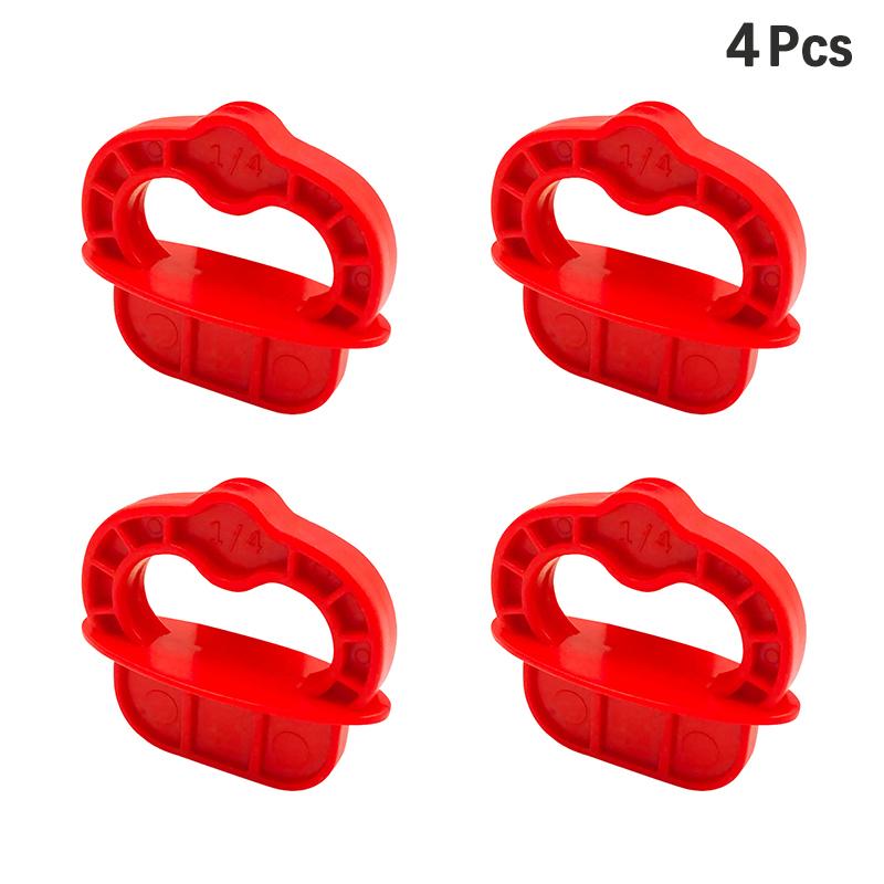 

4/12 шт. Красные проставочные кольца для террасной доски, Инструмент для прокладки террасной доски, Сэндвич-прокладка для деревянной доски, Садовые принадлежности, Напольные доски 4Pcs