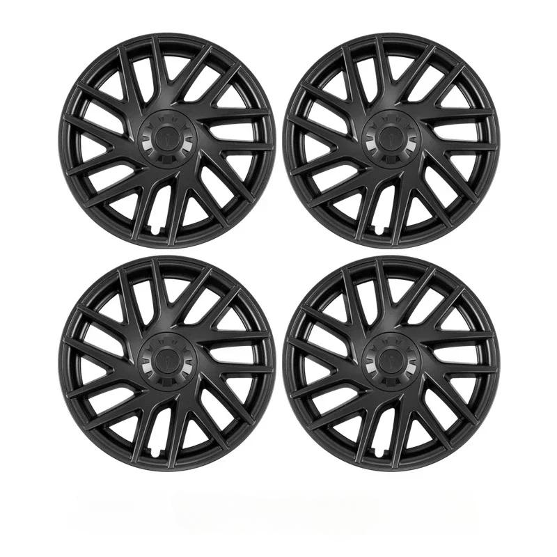 4PCS For TESLA Model 3 Highland 2024 Vehicle Full Coverage Wheel Cover Cap 18 Inches Hubcaps Automobile Replacement Accessories