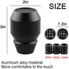 Car Shift Knob, Aluminum Alloy Manual Automatic Vehicle Gear Shifter Knob, 5 6 Speed Automotive Gear Lever Stick Shift Handle Replacement