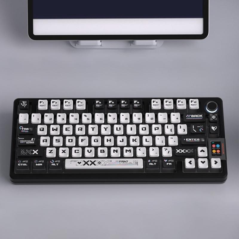 122Keys Gaming Pbt Keycaps Oem Profile Dye-Sublimated Keycap Set For Mx Cherry Gateron Switch Mechanical Keyboard Kit