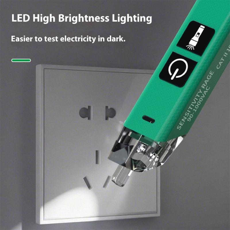 Intelligent Voltage Detection Pen Not Contact Designs Tester for Electrical Wiring Diagnostics & Cable Fault Location
