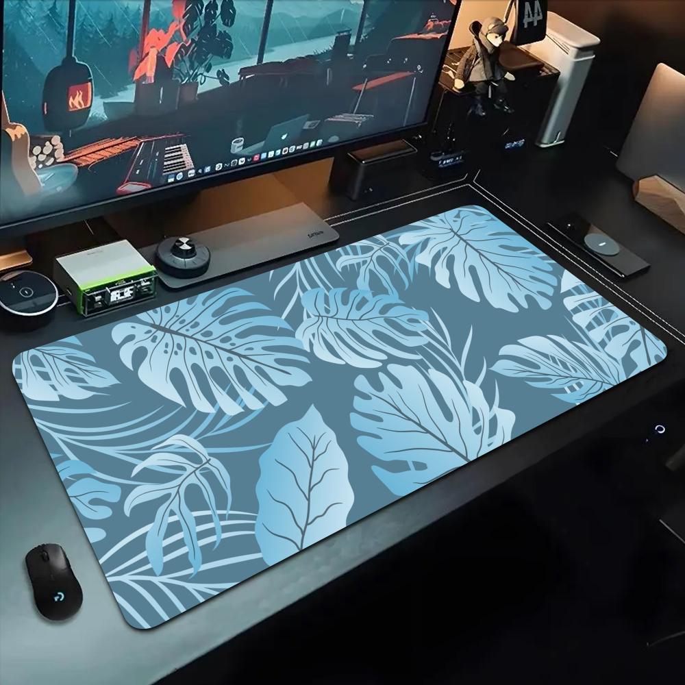 Tropical rainforest plant Mouse Pad 500X1000 mm Large Gaming Mousepad Gamer XL Rubber Otaku Keyboard Pad Laptop Desk Mat