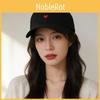 Heart Embroidered Baseball Cap With Sun Protection For Casual Summer Wear