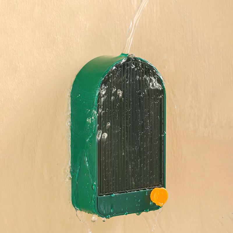 Wall Mounted Soap Holder Reusable Self Draining Soap Dish Holder Anti-Dust Waterproof Self-Adhesive Soap Dish Box for Bathroom