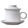 Premium ceramic coffee cup tea separation mug exquisite latte cup afternoon flower tea cup office water cup