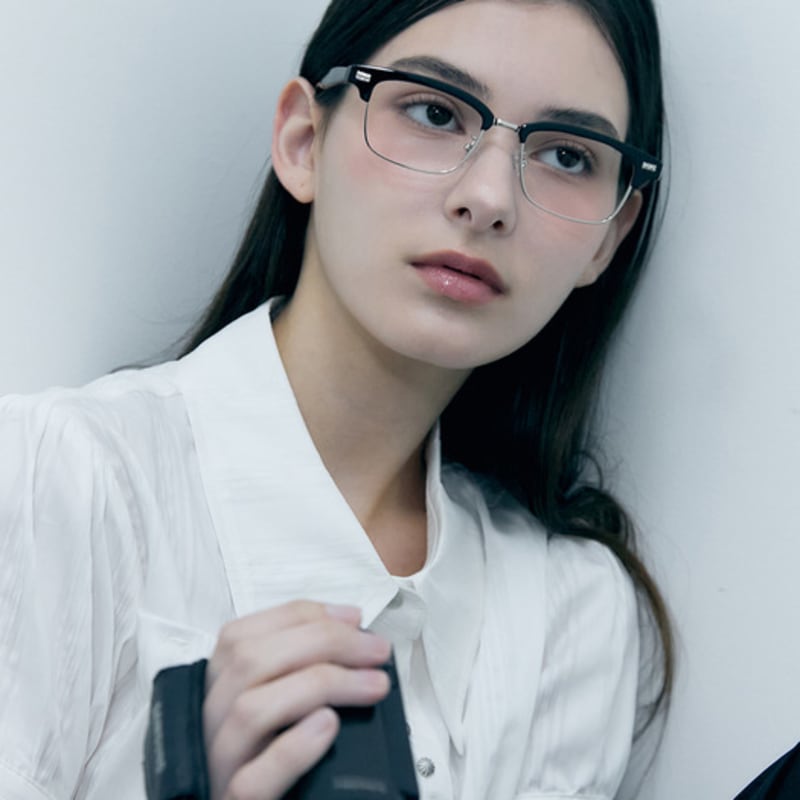 

oart Noor Glasses [BLACK SILVER] Black Silver