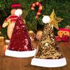 Antler Santa Beanie Hat Velvet Red Elk Caps Leisure Christmas Hats  Outdoor