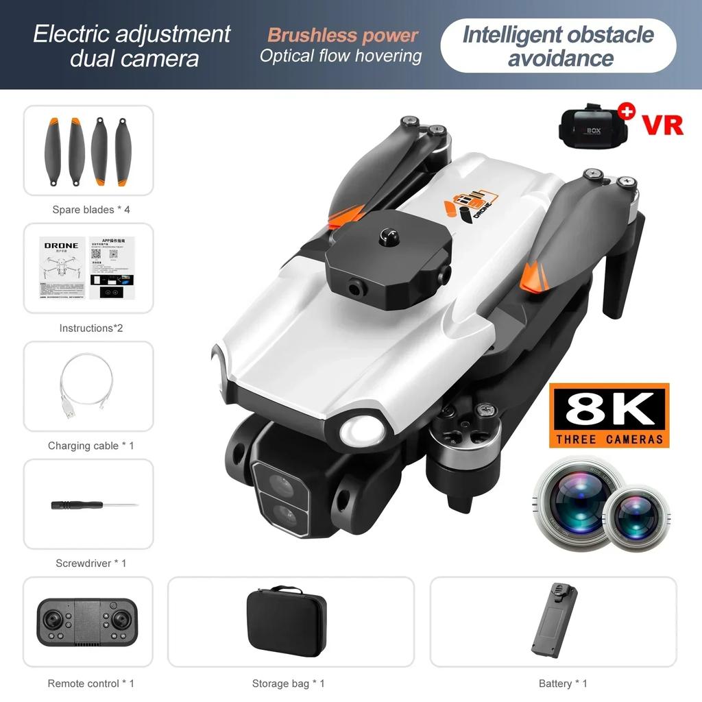 S119 Drones 8K Profesional Dual Cameras 5G WIFI Smart Obstacle Avoidance FPV Brushless Motor aerial photography Quadcopter Gifts
