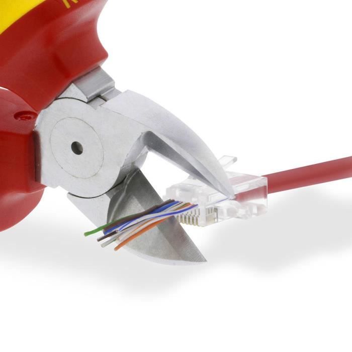 Connecteur RJ45 - NEDIS - CCGB89330TP - Solide UTP CAT5 - Plaqué or - Transparent
