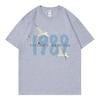 Taylor Swifts 1989 T-Shirts Unisex Damen T-Shirt Geschenk Fans Musikkonzert Kurzarm Unisex Streetwear Kleidung Übergroßes T-Shirt Unisex
