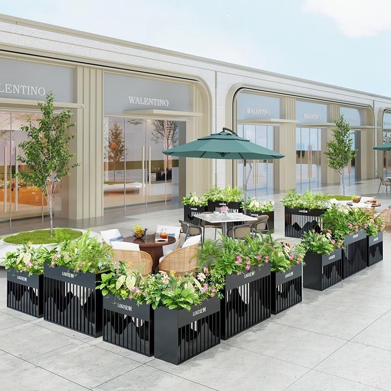 Yunduo Outdoor Wrought Iron Planter Box