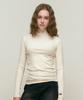Kirsh Cherry Basic Half-Neck T-Shirt [Ivory]