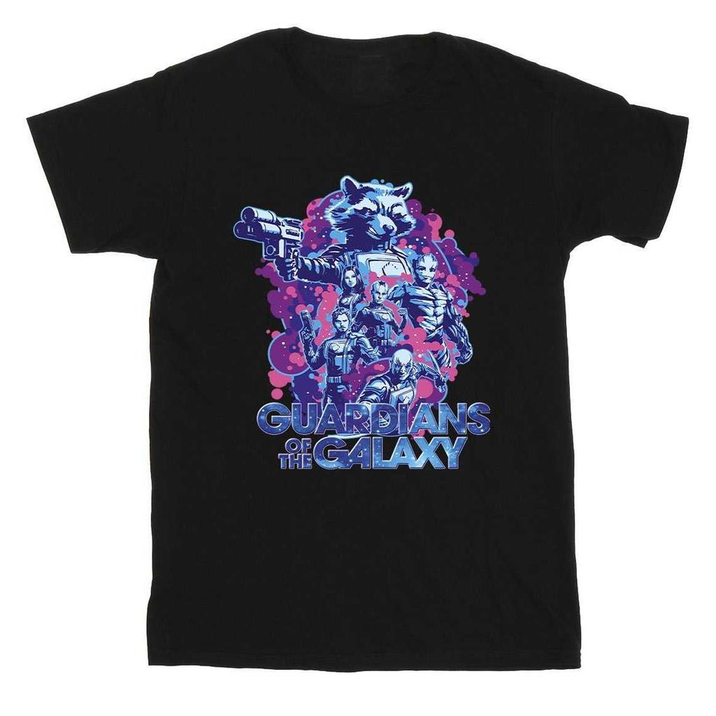 Guardians Of The Galaxy Volume 3 Girls Character Poses Cotton T-Shirt