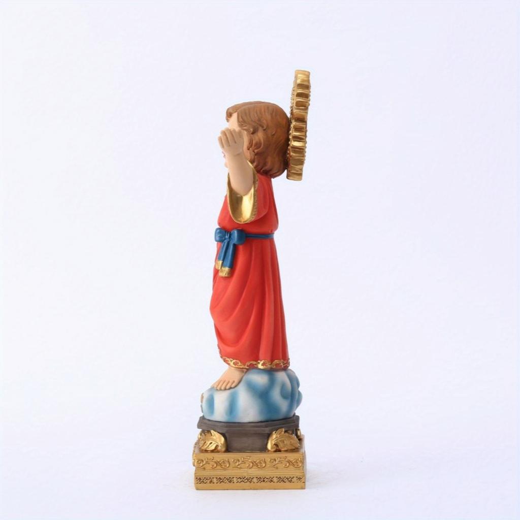 1 Stück 32,5 cm Statue Harz Divino Nino Jesus Statue Religiöse Dekoration 8' Hoch Harz Göttliches Kind Baby Jesus Figur Skulptur