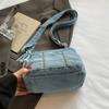 Shoulder Bag Women's Crossbody Bag Denim Small Square Bag