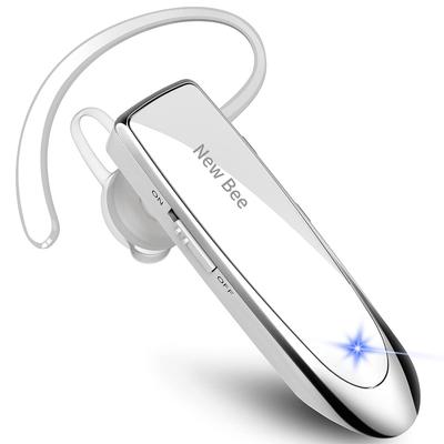 New Bee Bluetooth Earphones, Single Earbuds, Ear-Hook Type, Built-in Microphone, Hands-Free Calling, 260mAh High Capacity, 24-Hour Continuous Use,