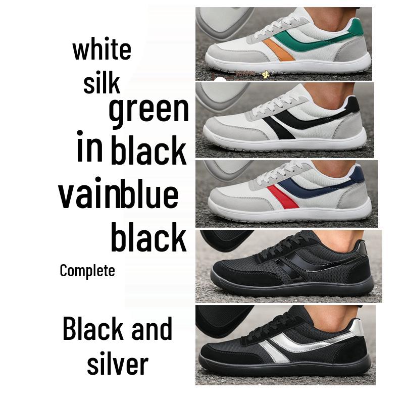 Unisex Wide-Fit Barefoot Sneakers – Breathable Casual Mesh Shoes for Men with Wide or Fat Feet