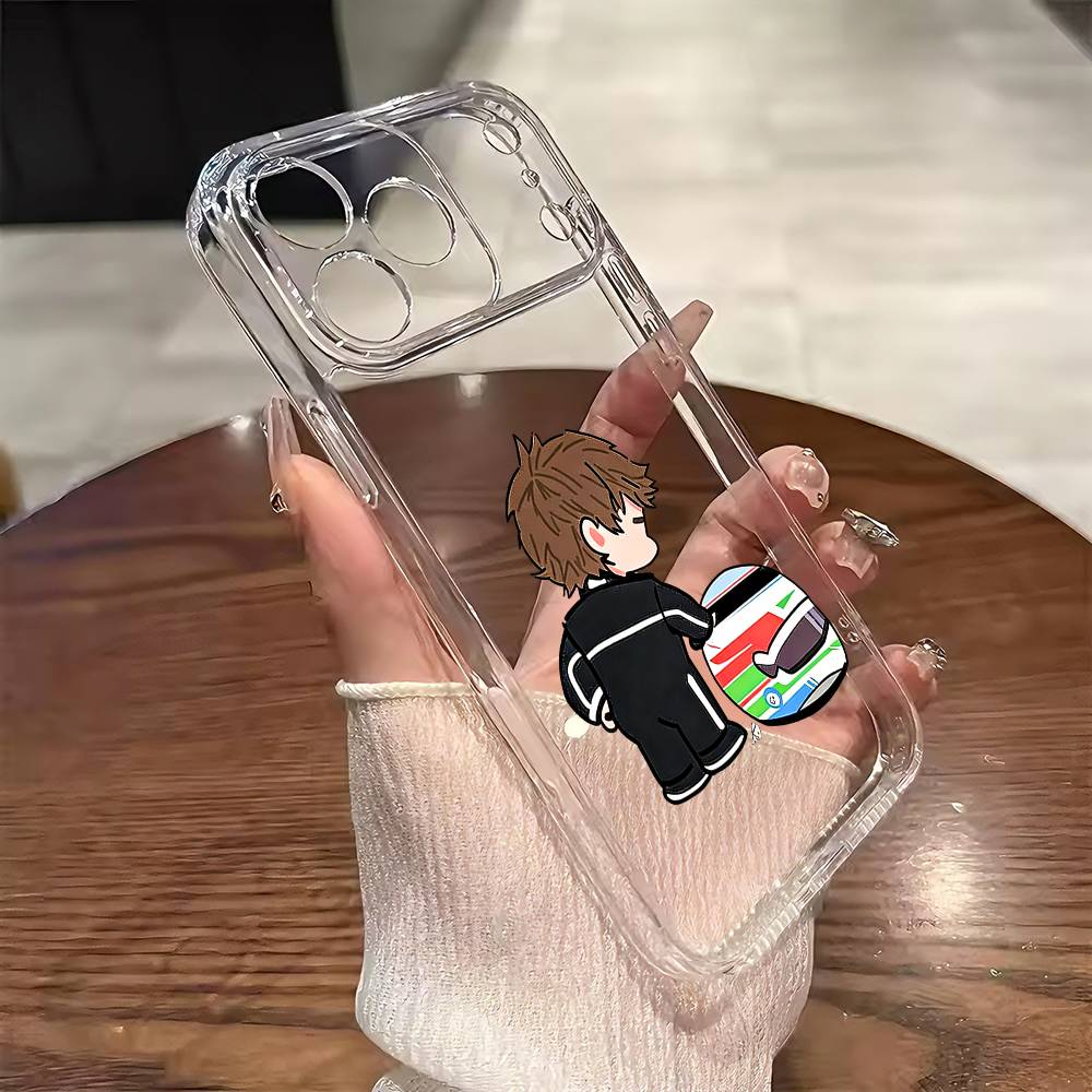

K-Kimi A-Antonelli Phone Case For iPhone 17 16 15 14 13 12 11 Mini Pro Max Plus Transparent Cover iPhone15