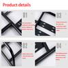 62x42cm 67x52cm Motorcycle Rear Luggage Rack Thickened and Enlarged Bicycle Rear Shelf Electric Vehicle Rear Fixed Iron Frame