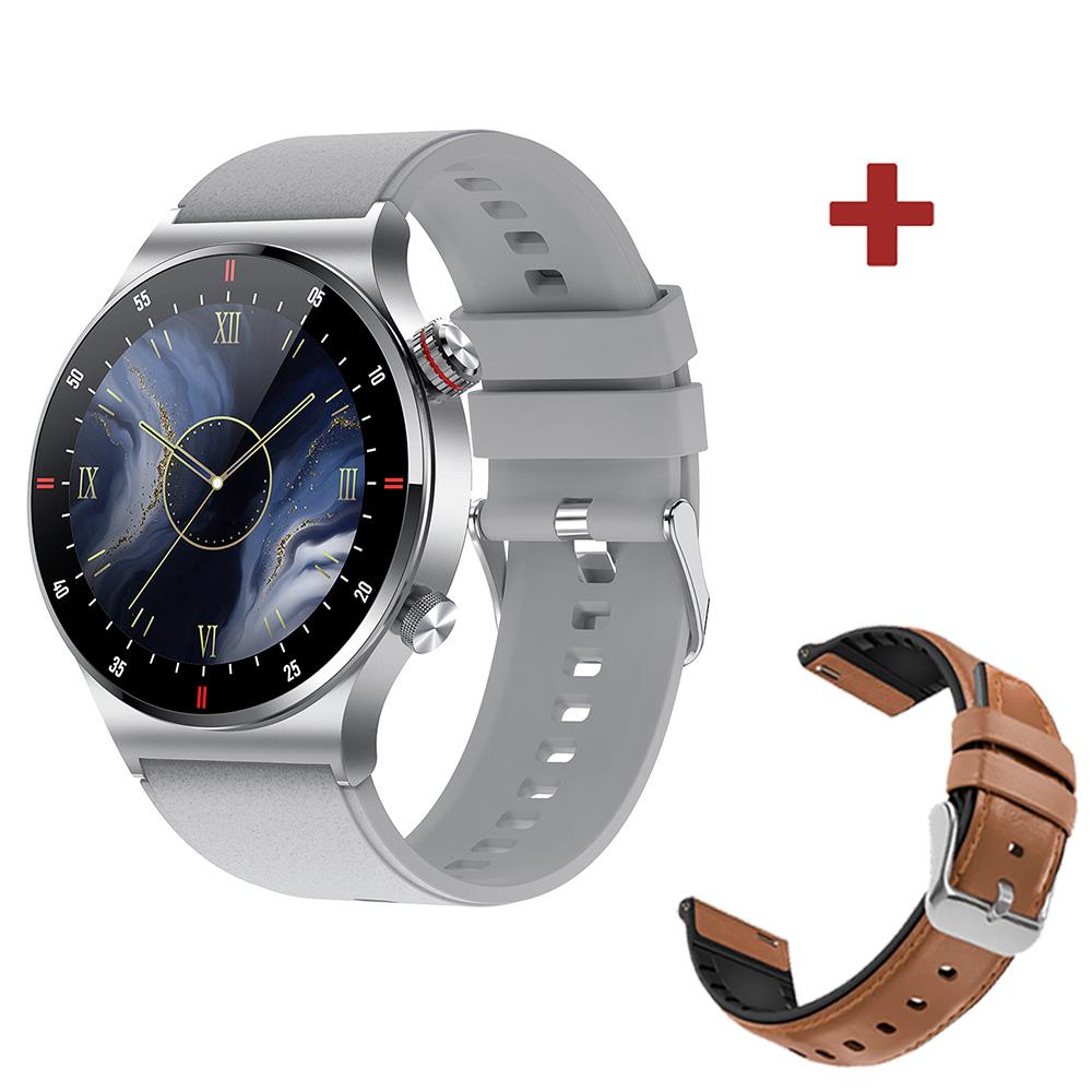 Nfc Bluetooth Anruf Smartwatch Herren EKG PPG Blutdruckmonitor Sport Fitness Business Smartwatch Ips Qw33 Für Ios Android