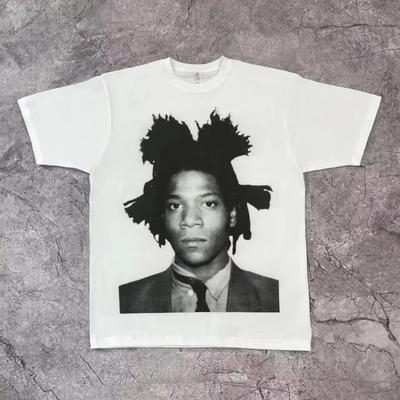 Raper Moda Vintage Graficzne T-shirty Męskie Damskie Ocean Hip Hop Trend T-shirty Blond Oversize T-shirt Mężczyzna Bawełniany T-shirt