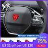 2026 Het Bilklistermärke För Peugeot 207 3008 206 208 308 5008 407 508 307 4008 2008 1st Bilrattens Mittemblem Cover Embl