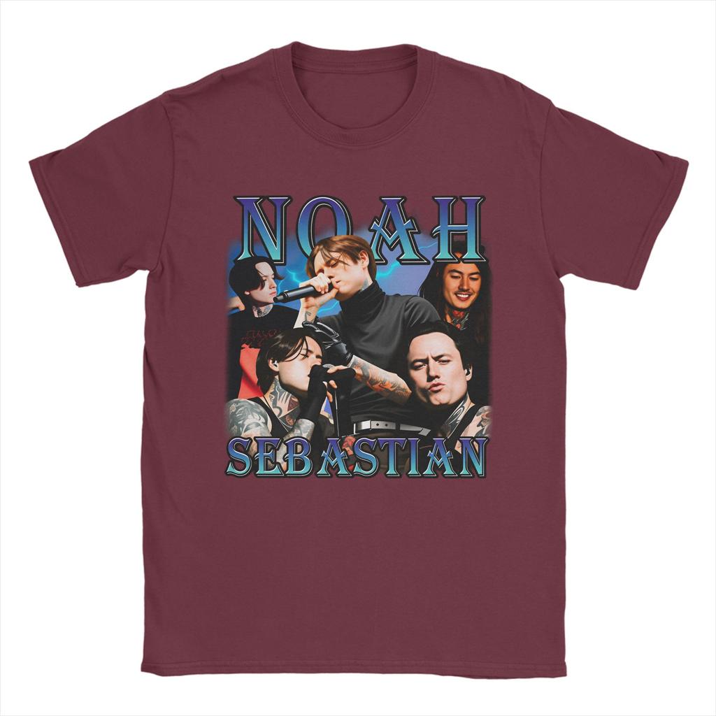 Casual T Shirt Summer Noah Sebastian Hip Hop T Shirts Cotton Tee Shirt for Couple Y2K Basic Pattern Short Sleeve Tees