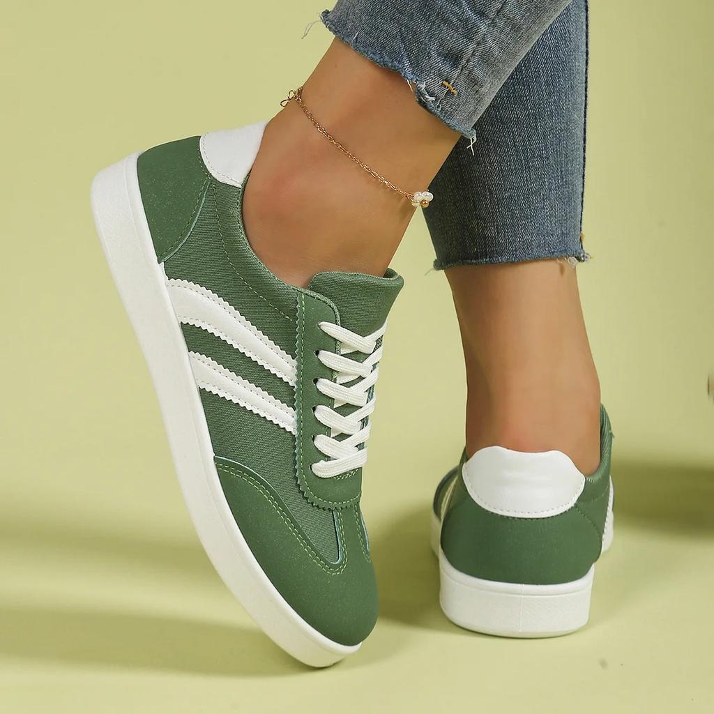 Sneakers For Women Classic Laced Vulcanize Shoes Fashion Outdoor Casual Shoes Training Shoes Women Tennis Shoe Zapatillas Mujer