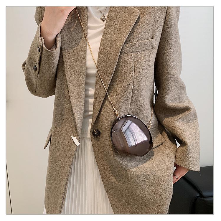 Borsa a Mano Testurizzata Specchiata Stile Coreano Chic - Borsa a Spalla Casual Versatile per Donna