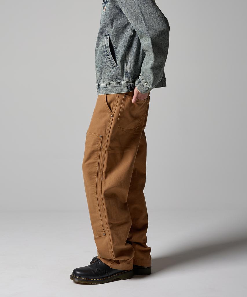 DICKIES Stonewashed Duck Canvas Double Knee Pants Brown Duck