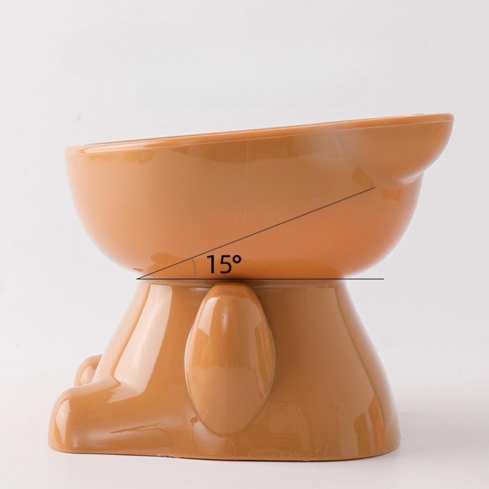 Cat Bowl Face Support Bear Pet Neck Protection Bowl Cat Bowl Anti Overturning Cat Food Rice Bowl