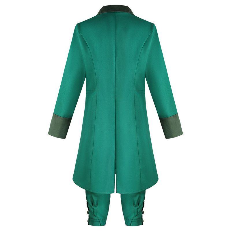 Cross-Border Foreign Trade Cosplay Costumes St. Patrick's Day Irish Leprechaun Irish Swallowtail Uniform Cosplay Stage Performance