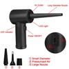 68W 50000RPM Cordless Compressed Air Duster Vacuum Pump Electric Canned Air Spray Blower for Computer Keyboard Cleaning
