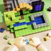 Magnetic Building Blocks Set Minecraft Style Magnetic Cube Puzzle Toy for Boys Kids Educational STEM Construction