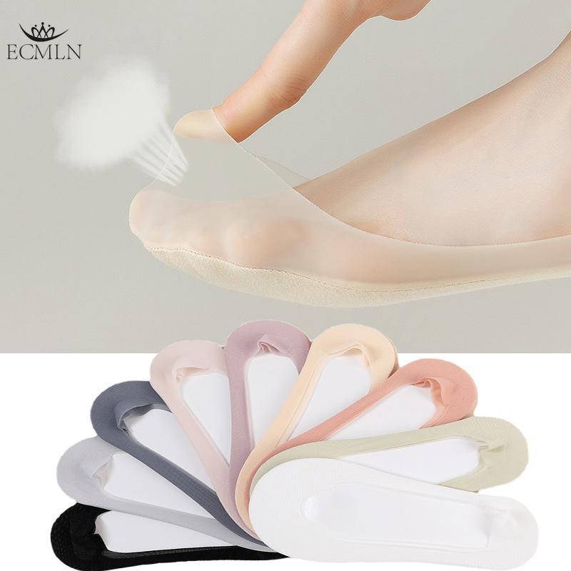 Invisible Boat Socks for Women In Summer Thin Mesh Breathable Non-slip No-drop Heel Mesh Low-top Shallow Mouth Short Socks for Women