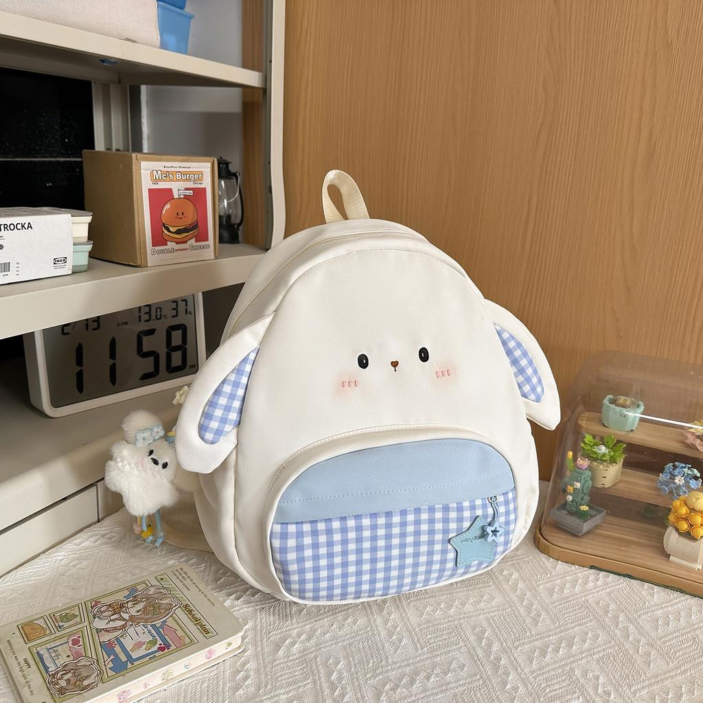 Schoolbag High Value Cartoon Backpack Girls Japanese ins Style Cute Rabbit Student Small Backpack Versatile Campus School Bag