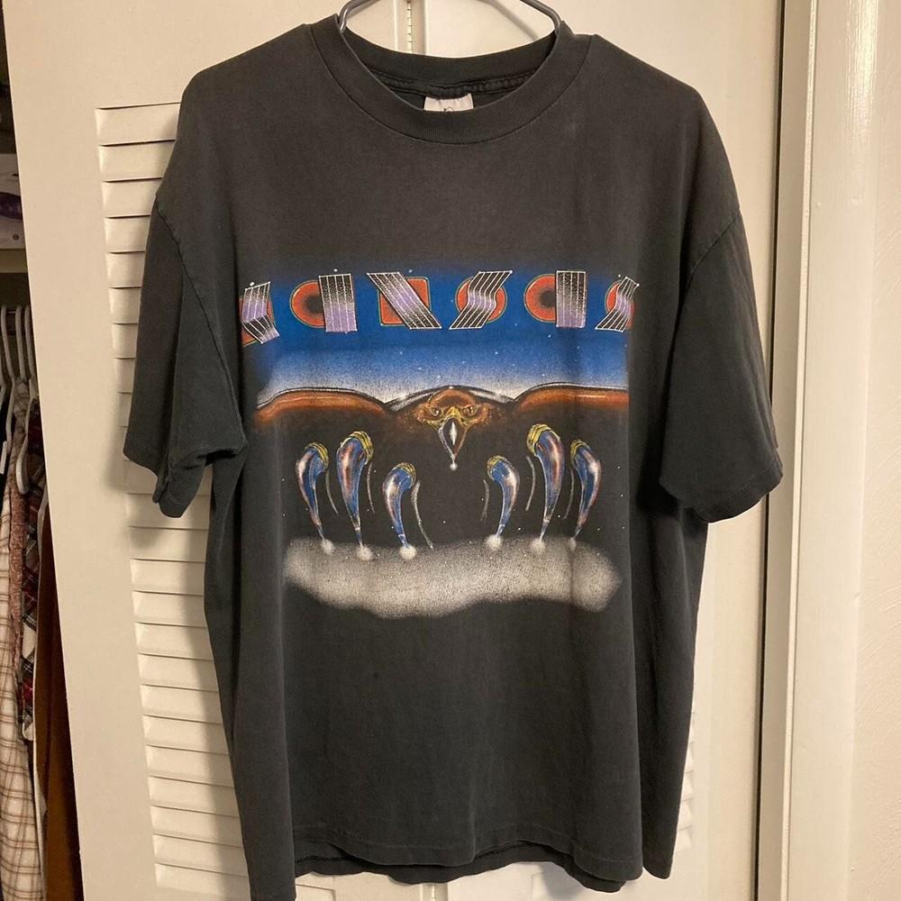 Kansas band rock tour short sleeve classic black shirt Unisex T-Shirt XXXL