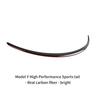 For Tesla Model Y Rear Trunk Spoiler 100% Real Carbon Fiber Red Line For Tesla Model Y 2021-2022 Wings 2023 Auto Accessories
