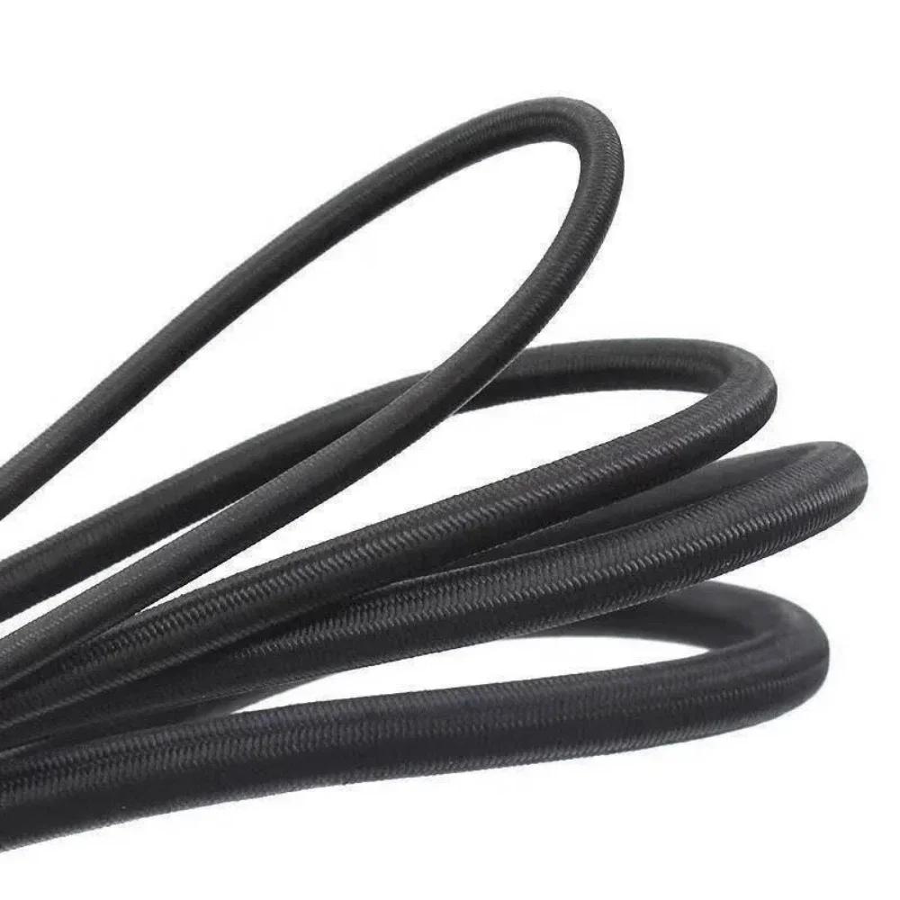 Sewing Clothing Elastic Band Elastics Rubber Bands Craft Supplies Strong Elastic Cord DIY 3/4/5/6/8MM Black Rope Accessories