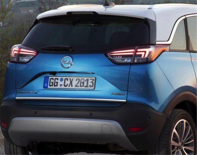 Listwa Chromowana Na Klapę Bagażnika Opel Crossland - Elegancki Akcent I Ochrona