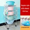 Multi-layer Stainless Steel Bathroom and Kitchen Storage Rack