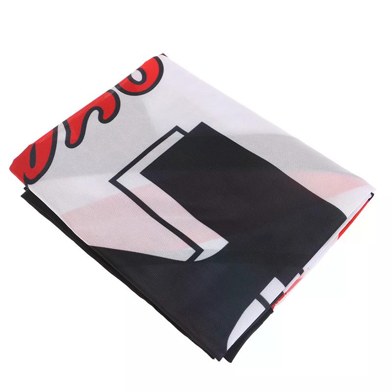 Barber Shop Flag Single-Side Barber Shop Flag Banner Black Sleeve Decorative Flags Big Size